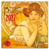 NOTIQUE Poznámkový kalendár Alfons Mucha 2027, 20 x 20 cm