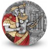 Stříbrná mince 2 Oz Caesar a Kleopatra