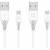 Swissten 71504400 dátový USB - USB-C 3.1 (7mm), 1,5m, bílý