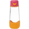 B.Box Fľaša Sport na pitie 600ml Ružová/Oranžová