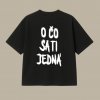 Dotyk Slov Oversized UNISEX tričko (čierna) - O čo sa ti jedná Veľkosť: M