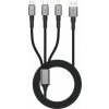 Tech-Protect 123335 USB Typ-C / micro USB / Lightning 1,2m šedý
