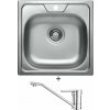 Alveus ALLUX 70 nerez + Deante CORIO BFC 060M chróm