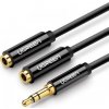 Ugreen Jack 3,5 mm – Jack 3,5 mm x 2 černý (20816)