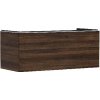 Hansgrohe Xelu Q - Umývadlová skrinka, 50x118x55 cm, 1 zásuvka, tmavý orech/matná biela 54065700