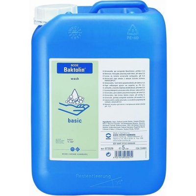 Baktolin Basic štandardná umývacia emulzia na umytie rúk a tela 5 l