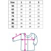 Dojčenský kabátik na gombíky New Baby Luxury clothing Oliver modrý 68 (4-6m)