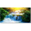 Foto obraz akrylové sklo Vodopád krka 100x50 cm