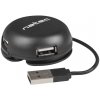 Natec BUMBLEBEE rozbočovač 3x USB 2.0 HUB čierny NHU-1330