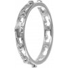 Argento Strieborný prsteň - ruženec 72697 | Veľkosť prsteňa: 61 mm