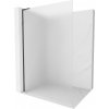 MEXEN/S - Kioto L Sprchová zástena WALK-IN 120 x 200, dekor, čierna 800-120-103-70-30