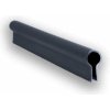 Ukončovacia lišta - antracitová, 19cm, 20ks (Ukončovacia lišta pre tkaný textilný pás, balenie po 20 ks)