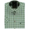 Orbis textil Orbis košile zelená kostkovaná 4154/55 krátký rukáv Varianta: 39/40