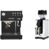 Ascaso Steel UNO PID, Black&Wood + Eureka Mignon Zero, BL white