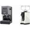 Gaggia New Classic E24 BC, grey + Eureka Mignon Specialita, BL white