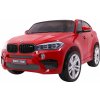 BMW X6M XXL pre 2 deti červené s pilotom a ekokožou