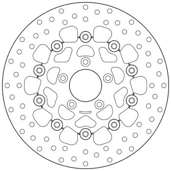 Predný brzdový kotúč Brembo HARLEY DAVIDSON 1200 XL C SPORTSTER CUSTOM 2004 - 2013