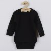 Body dlhý rukáv New Baby - čierne, 80 (9-12m)