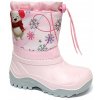 Dievčenské snehule so snehovými vločkami, svetloružové, Ren But, veľ. 31/32