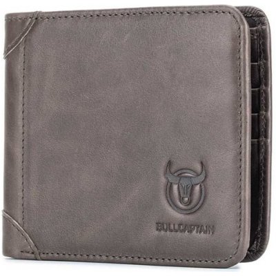 Bullcaptain elegantná kožená peňaženka Werner šedá BULLCAPTAIN QB031Hs2