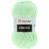 YarnArt Jeans Plus 79 pastelová zelená