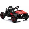 BENEO Elektrická Motokára SPORT-KART 24V, červená, EVA kolesá, Koženkové sedadlo, 2 x 50W Motor, 24V SPORT_KART_RED - Elektrické autíčko
