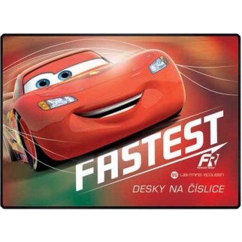 Dosky na číslice Cars