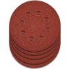 MILWAUKEE Brúsny papier na suchý zips (8 otvorov) 125 mm, K40 (5 ks) 4932367740
