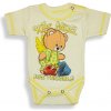 BABY´S WEAR Kojenecké body - krátky rukáv, ANGEL,žlté veľkosť: 80 (9-12m)
