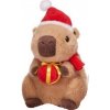 Plyšák Kapybara Christmas Dárek 24cm