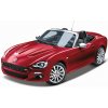 Bburago Plus Fiat 124 Spider červená 1:24