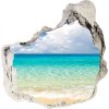 Fototapeta diera na stenu 3D Paradise beach 75x75 cm
