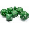 Chessex Sada kostek Chessex Opaque Polyhedral 7-Die Set - Green with White