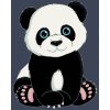 zuty Maľovanie podľa čísel - Panda, 80x100 cm, bez rámu a bez vypnutia plátna (8596530001904)