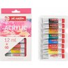 Akrylové farby Talens ArtCreation - set 8 x 12 ml (Sada akrylových farieb Talens ArtCreation)