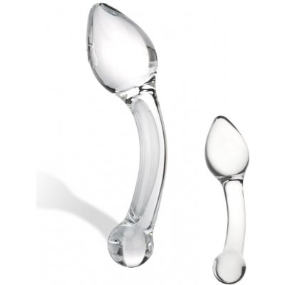 Glas - Pure Indulgence Glass Anal Slider Sklenené dildo