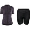Craft ADV Offroad W 1910581 cyklodres - sivá + Force CHARM LADY čierne cyklokraťasy - XS