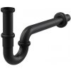 Alcaplast A4320BLACK Sifón umývadlový ?U? DN32 s prevlečnou maticou 5/4