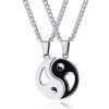 Oceľové prívesky pre dvoch Tai chi symbol - Včetně řetízků (2 kusy )