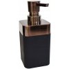 Ručný dávkovač mydla na dosku Sepio 340 ml, čierny a oranžový