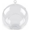 Aerárium / sklenená guľa Ø15 cm - transparent