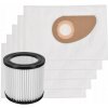 5 x Syntetické vrecká + Filter UMÝVATEĽNÝ pre vysávač Nilfisk Buddy II 12 18