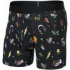 Saxx DROPTEMP COOLING COTTON BOXER BRIEF FLY gamer's paradise-black Veľkosť: M pánske boxerky