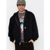 OBEY Obey Glen Zip Up (black faded wash) XL, čierna