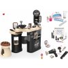 Set holičstvo trojkrídlové Barber Cut&Barber Shop Smoby a elektronický sušič na vlasy s manikúrou kozmetikou a púdrom