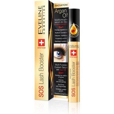 Eveline SOS Lash Booster sérum na riasy s argánovým olejom 10 ml