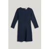 Gant Fit And Flare Jersey Dress Evening Blue