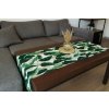 Mondo Italia Behúň na stôl zelené palmové lístie MIGD949-3 40x140 cm Viacfarebná
