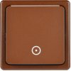 SEZ Tlačidlo Standard DS 1101-10 HP škoricové 28 x 82 x 82 mm