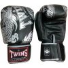 TWINS Special Boxerské rukavice TWINS FBGVL3-49 strieborno-čierne Veľkosť rukavíc: 16oz